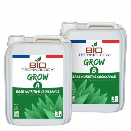 Liquid Grow A+B - Fertilizante y abono de crecimiento- Bio Technology-
