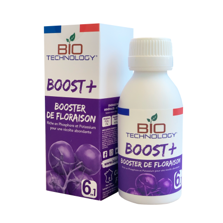 BIO TECHNOLOGY® OFFICIEL - Boost + - Engrais et additifs complets pour la culture indoor