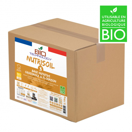 NUTRISOIL 3 – Engrais croissance floraison autonomie 3 mois