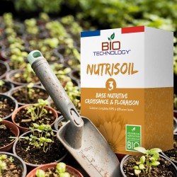 Nutrisoil 3 - Base nutritive Croissance et Floraison (formule 3 mois d'engraissage, à mélanger au terreau)