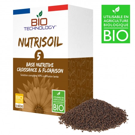 Nutrisoil 5 - Base nutritive Croissance et Floraison (formule 5 mois d'engraissage)