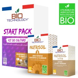 STARTER KIT, KIT DE INICIO fertilizantes sólidos y orgánicos - 3 meses