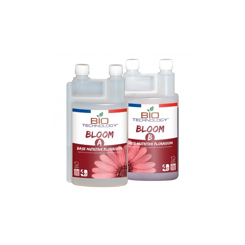 BLOOM A+B 250ml (offert avec code promo CADEAU49)– Engrais floraison NPK rendement terre coco hydro